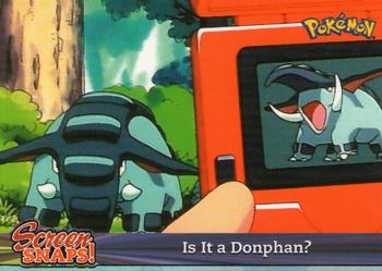 2001 Topps Pokemon Johto (UK) #SNAP08 Is It a Donphan? Front